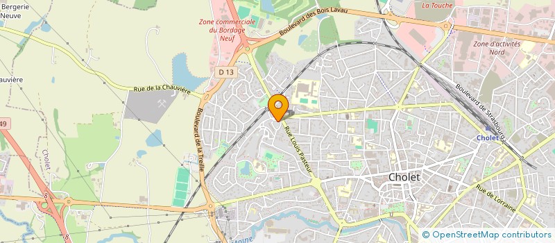 localisation de l'entreprise CERCLE DES DESCENDANTS DE NOE à CHOLET