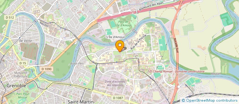 localisation de l'entreprise CERCLE DES ELEVES DE GRENOBLE INP  SAINT-MARTIN-D'HERES
