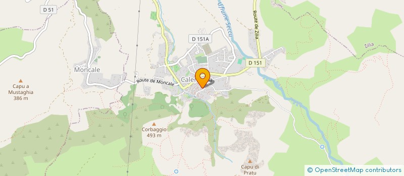 localisation de l'entreprise CERCLE DES EPICURIENS à CALENZANA