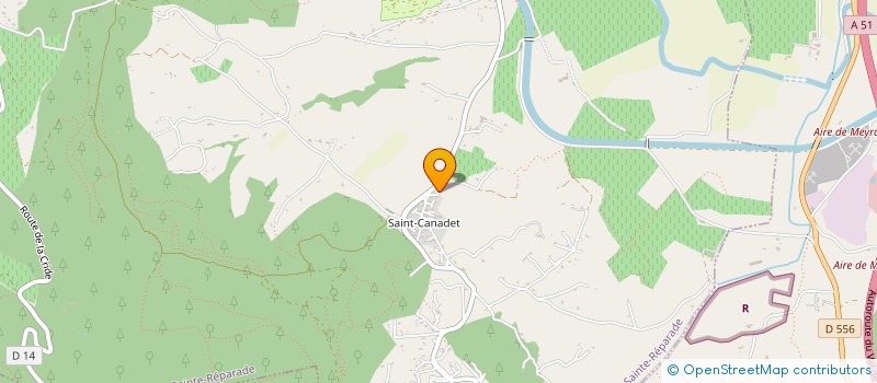 localisation de l'entreprise CERCLE DES GRINCHEUX ET BONS VIVANTS à LE PUY-SAINTE-REPARADE