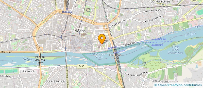 localisation de l'entreprise CERCLE DES JEUNES ECONOMISTES POUR L'AFRIQUE à ORLEANS