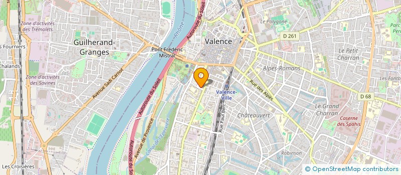 localisation de l'entreprise CERCLE DES LIONNES à VALENCE