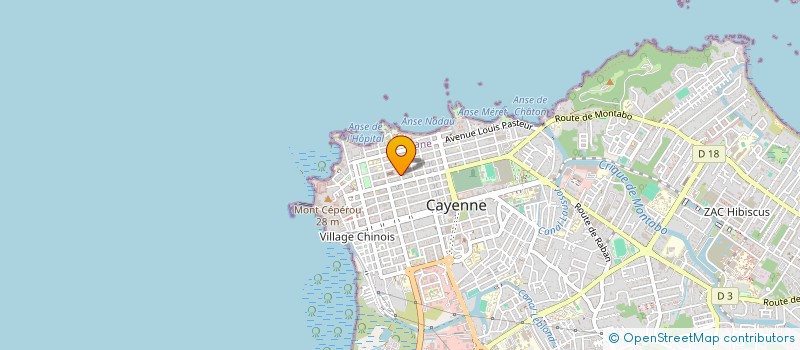 localisation de l'entreprise CERCLE DES LUMIERES à CAYENNE