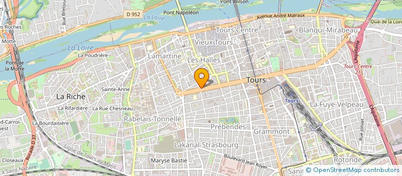 localisation de l'entreprise CERCLE DES MAITRES VIGNERONS  TOURS