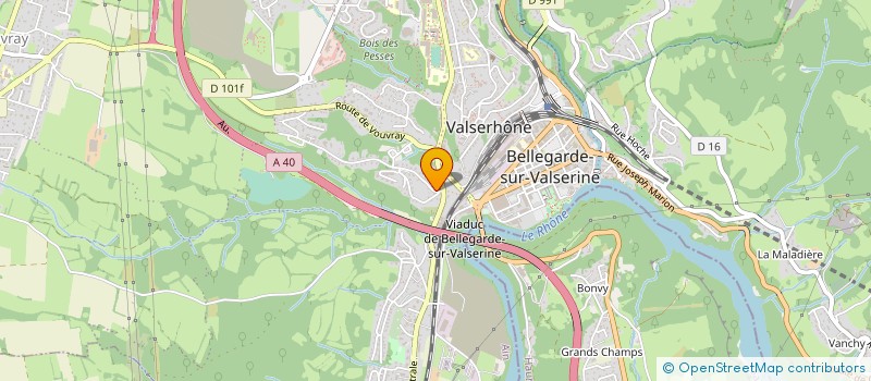 localisation de l'entreprise CERCLE DES NAGEURS BELLEGARDE à VALSERHONE