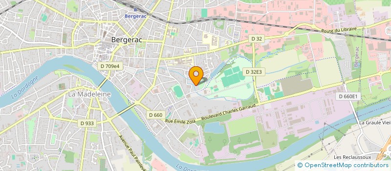 localisation de l'entreprise CERCLE DES NAGEURS BERGERACOIS à BERGERAC