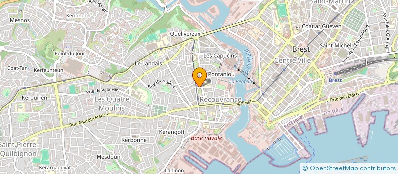 localisation de l'entreprise CERCLE DES NAGEURS DE BREST à BREST