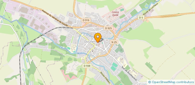 localisation de l'entreprise CERCLE DES NAGEURS DE DOULLENS à DOULLENS