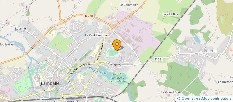 localisation de l'entreprise CERCLE DES NAGEURS DE LAMBALLE à LAMBALLE-ARMOR
