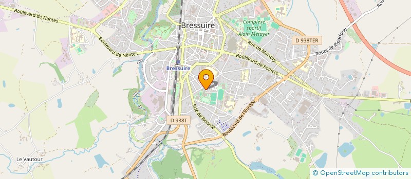 localisation de l'entreprise CERCLE DES NAGEURS DU BOCAGE BRESSUIRAIS  BRESSUIRE