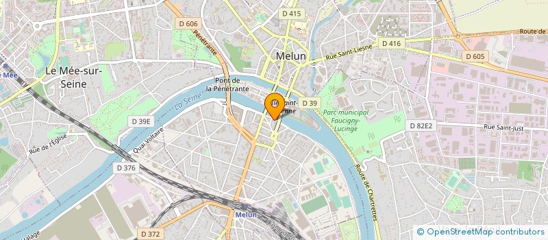 localisation de l'entreprise CERCLE DES NAGEURS MELUN VAL DE SEINE à MELUN