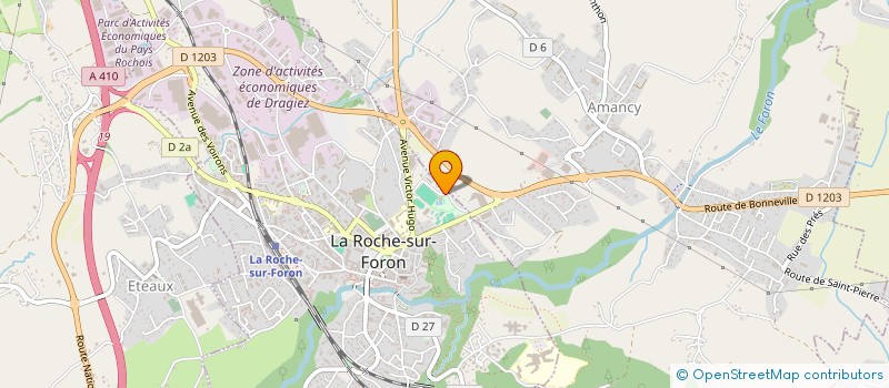 localisation de l'entreprise CERCLE DES NAGEURS ROCHOIS à LA ROCHE-SUR-FORON
