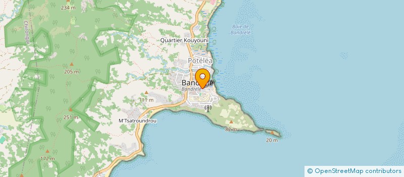 localisation de l'entreprise CERCLE DES NAGEURS SAUVETEURS SECOURISTES DU SUD à BANDRELE