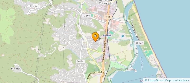 localisation de l'entreprise CERCLE DES NAIT'SENS  FURIANI