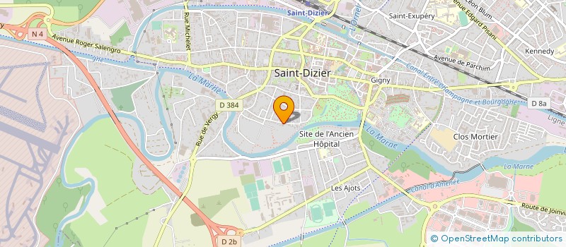 localisation de l'entreprise CERCLE DES OFFICIERS AIR ST EXUPERY à SAINT-DIZIER