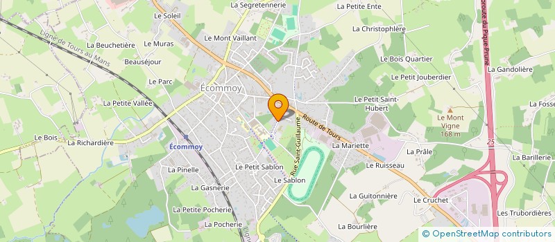 localisation de l'entreprise CERCLE DES RETRAITES D'ECOMMOY  ECOMMOY