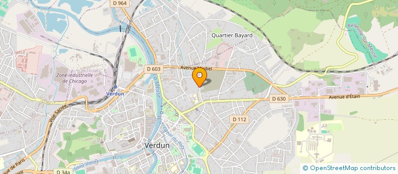 localisation de l'entreprise CERCLE DES SOUS OFFICIERS à VERDUN