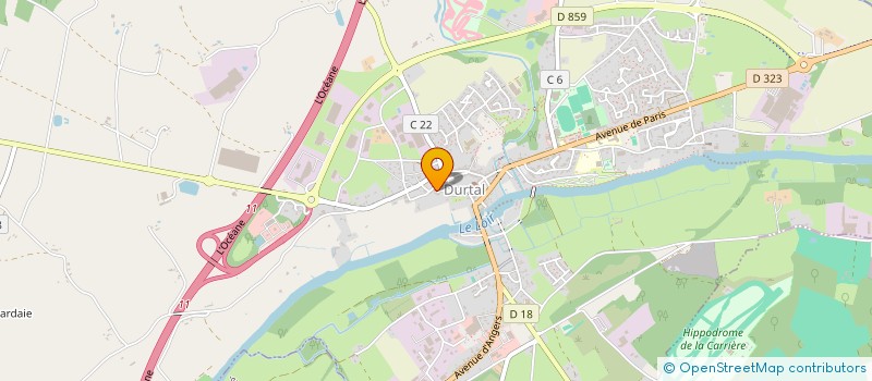 localisation de l'entreprise CERCLE DES TERRASSES  DURTAL