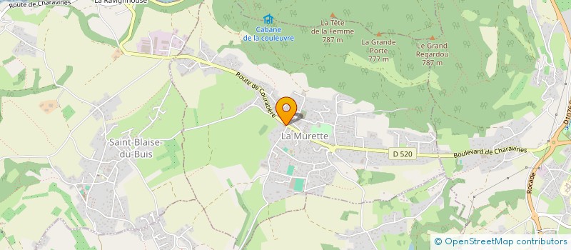 localisation de l'entreprise CERCLE DES TRAVAILLEURS  LA MURETTE