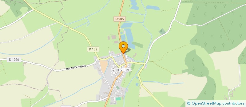 localisation de l'entreprise CERCLE DU QUART DE LUNE à DAMVILLERS