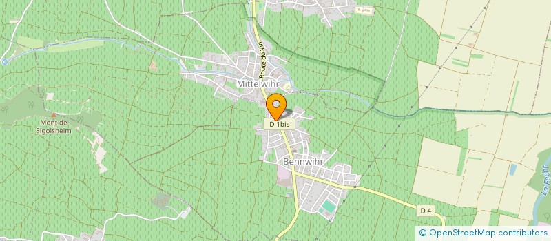 localisation de l'entreprise CERCLE ECHECS BENNWIHR LES AIGLES NOIRS  BENNWIHR