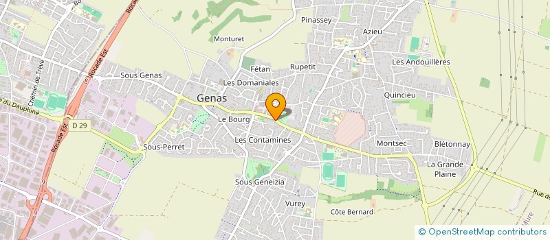 localisation de l'entreprise CERCLE ECRIVAINS GENASSIENS à GENAS