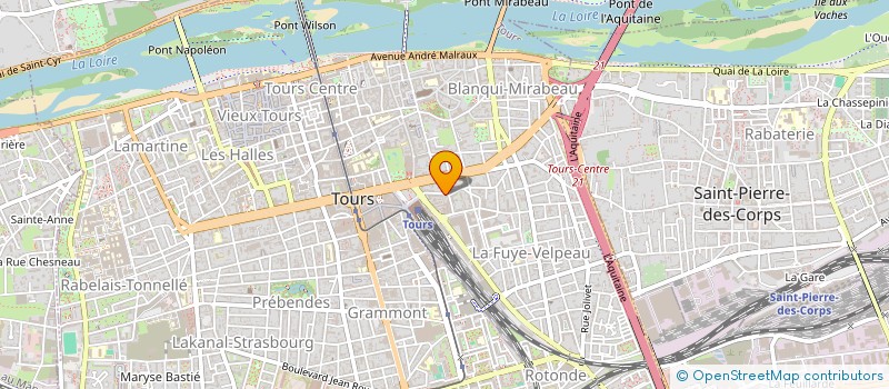 localisation de l'entreprise CERCLE EDUCATION SPORTIVE DE TOURS à TOURS