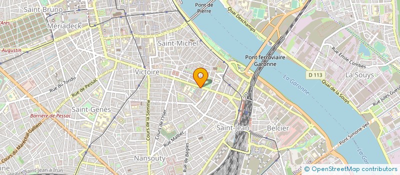 localisation de l'entreprise CERCLE ELEVES ECOLE SANTE NAVALE à BORDEAUX