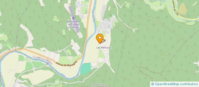 localisation de l'entreprise CERCLE ENTOMOLOGIQUE HOPLIA  CONDAT-SUR-VEZERE