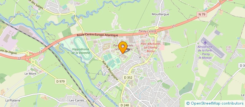 localisation de l'entreprise CERCLE ENTREPRISE à PARAY-LE-MONIAL