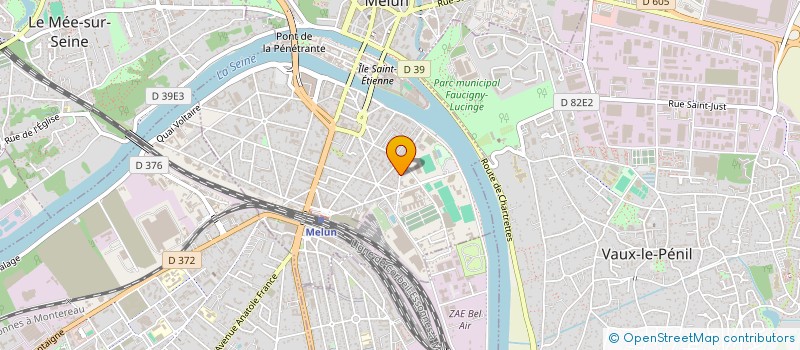 localisation de l'entreprise CERCLE ESCRIME DE MELUN  MELUN