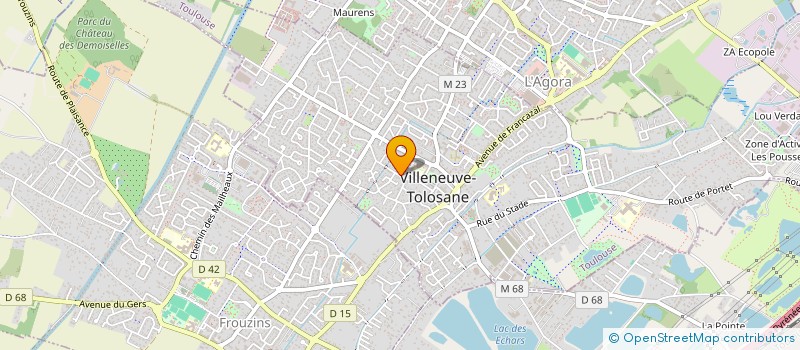 localisation de l'entreprise CERCLE ESCRIME DE VILLENEUVE TOLOSANE  VILLENEUVE-TOLOSANE