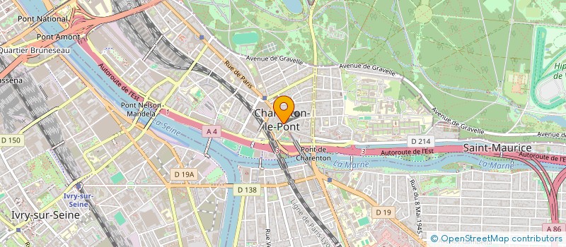 localisation de l'entreprise CERCLE ESCRIME HENRI 4 à CHARENTON-LE-PONT