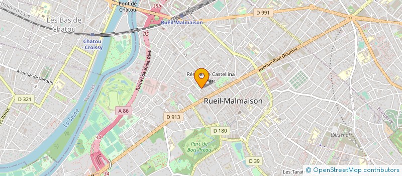 localisation de l'entreprise CERCLE ESCRIME RUEIL à RUEIL-MALMAISON