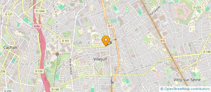 localisation de l'entreprise CERCLE ESSENTIEL à VILLEJUIF