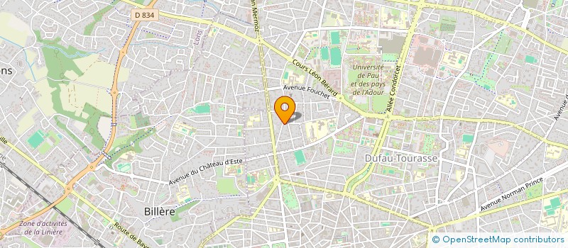 localisation de l'entreprise CERCLE ETUDE ECONOMIQUE SOCIALE PYR ATL à PAU