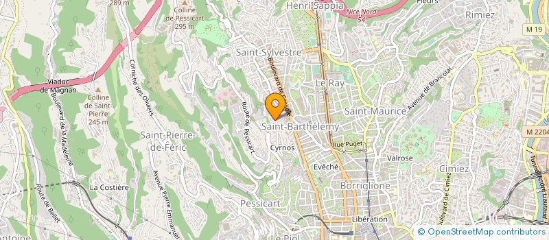 localisation de l'entreprise CERCLE ETUDE RECHERCHE FORMATION GERONTO à NICE