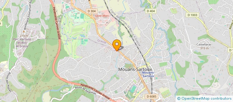 localisation de l'entreprise CERCLE ETUDES RECHER PHILOSO à MOUANS-SARTOUX