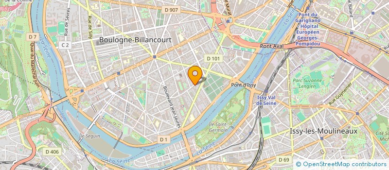 localisation de l'entreprise CERCLE EUROP TEMOIN JEHOVAH ANC DEPOR IN à BOULOGNE-BILLANCOURT