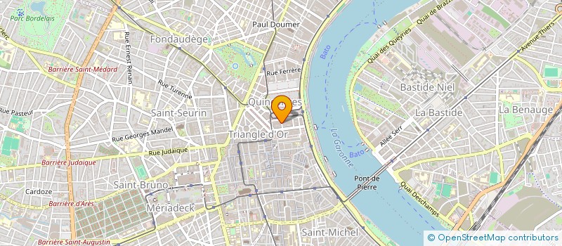 localisation de l'entreprise CERCLE EUROPEEN DE LA CONSTRUCTION CEREC  BORDEAUX