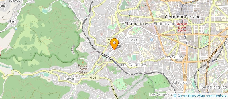 localisation de l'entreprise CERCLE EUROPEEN DE RECHERCHE ET DE CREATION LITTERAIRES  CLERMONT-FERRAND