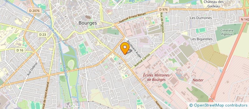 localisation de l'entreprise CERCLE FELIN DU CENTRE  BOURGES