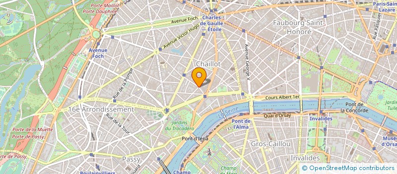 localisation de l'entreprise CERCLE FEMININ PARIS à PARIS