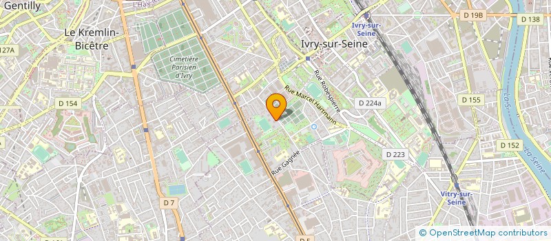 localisation de l'entreprise CERCLE FERME à IVRY-SUR-SEINE