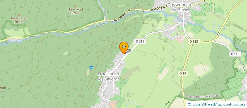 localisation de l'entreprise CERCLE FERROVIAIRE DE LA LICORNE  ERNOLSHEIM-LES-SAVERNE