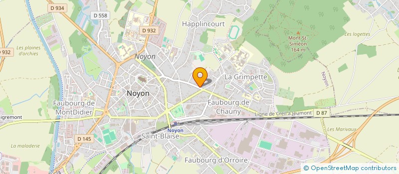 localisation de l'entreprise CERCLE FRANCO-INDIEN DE NOYON  NOYON