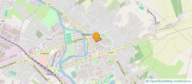 localisation de l'entreprise CERCLE FRANCO ITALIEN à SEDAN