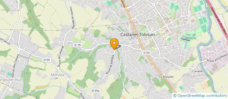 localisation de l'entreprise CERCLE FRATERNITES ARMES LANGUEDOC GASCO à CASTANET-TOLOSAN