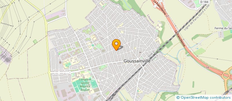 localisation de l'entreprise CERCLE GEA  GOUSSAINVILLE