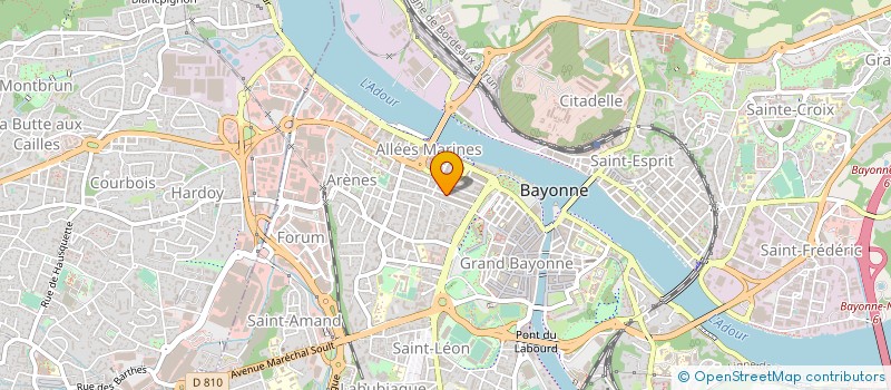 localisation de l'entreprise CERCLE GENEAL PAYS BASQUE ET BAS ADOUR à BAYONNE